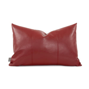 Howard Elliott Pillow Luxurious Faux Fur Design For Elegant Home Decor - Soft Textures & Easy Care Zipper Closure Red 100% Polyurethane 14-193-howard-elliott