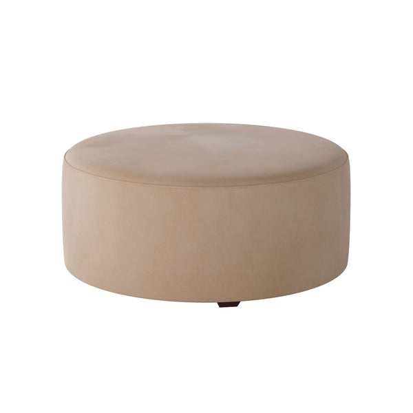 Fusion Bella Blush Cocktail Ottoman - Stylish Padded Centerpiece For Living Room Or Family Space Decor Mauve W,100% Polyester 140-c Bella Blush Cocktail Ottoman
