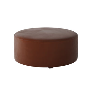 Fusion Bella Burnt Orange Cocktail Ottoman - Stylish, Durable, Padded Centerpiece For Sitting And Serving Burnt Orange W,100% Polyester 140-c Bella Burnt Orange Cocktail Ottoman
