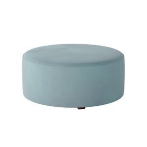 Fusion Bella Skylight Cocktail Ottoman - Stylish, Durable Padded Centerpiece With Fun Pattern & Coffee Legs Blue W,100% Polyester 140-c Bella Skylight Cocktail Ottoman