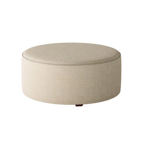 Fusion Sugarshack Oatmeal Cocktail Ottoman - Stylish, Durable Centerpiece With Padded Safety For Kids Oatmeal Ws,100% Polypropylene 140-c Sugarshack Oatmeal Cocktail Ottoman