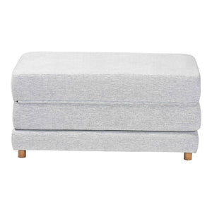 Baxton Studio Baxton Studio Sabriel Modern Light Grey Fabric Convertible Ottoman & Twin Sleeper for Small Spaces BBT8083-Light Grey-Convertible Ottoman