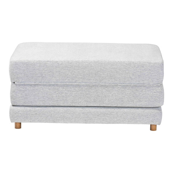 Baxton Studio Baxton Studio Sabriel Modern Light Grey Fabric Convertible Ottoman & Twin Sleeper for Small Spaces BBT8083-Light Grey-Convertible Ottoman