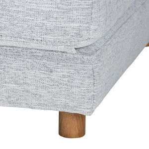 Baxton Studio Baxton Studio Sabriel Modern Light Grey Fabric Convertible Ottoman & Twin Sleeper for Small Spaces BBT8083-Light Grey-Convertible Ottoman