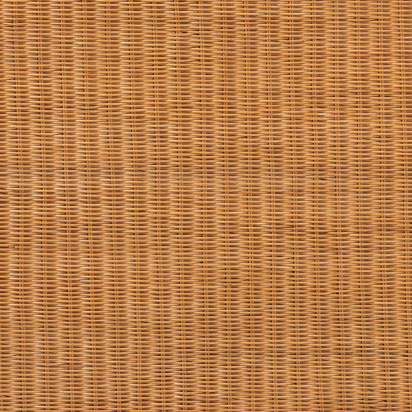 Baxton Studio bali Maritza Bohemian Rattan Headboard – Artisan-Made, Scalloped Design for Effortless Style Queen Maritza-Wood/Light Honey-Queen-HB