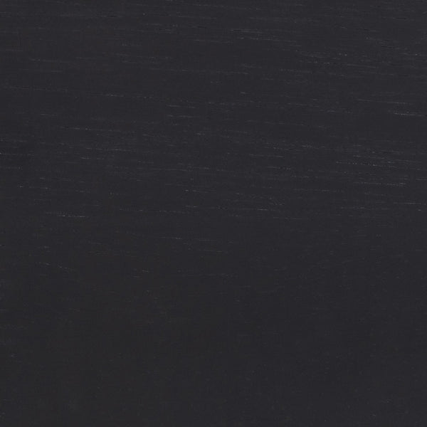 Baxton Studio Lucera Mid-century Platform Bed With Bobbin Design - Sturdy Wood Frame, Slatted Headboard & Tapered Legs Black Solid Rubberwood,Lvl(Bed Slats) Mg0110-4-black-full