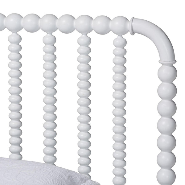 Baxton Studio Baxton Studio Lucera Mid-Century Twin Bedroom Set with Stylish Nightstands and Platform Bed Design White 3-Piece MG0110-4-White-Twin 3PC Bedroom Set