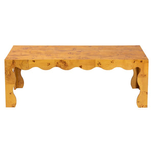 Baxton Studio bali Huxley Modern Natural Burl Wood Coffee Table - Unique Handcrafted Mappa Design for Your Living Room KL-1597-Natural Burl Op1-Randy-CT-BOXED