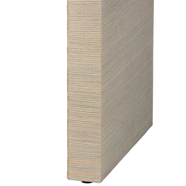 Baxton Studio Bali & Pari Cielo Bohemian Woven Natural Grasscloth 3-drawer Console Table Natural,Gold Mendong Grasscloth (Outer Layer),Mdf Cielo-natural Woven Grasscloth-console Table