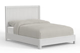 IDEAZ White Snow Panel Bed White 1403APB