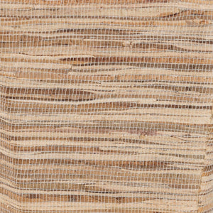 Baxton Studio bali Idana Bohemian Woven Grasscloth Hourglass End Table – Coastal Chic Accent for Any Space Natural Woven Mendong-Hexagon-ET