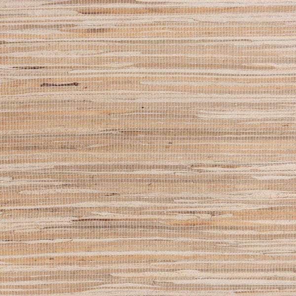 Baxton Studio bali Hannah Bohemian Nightstand - Woven Grasscloth 1-Drawer Bedside Table with Rustic Charm Hannah-Natural Woven Grasscloth-NS