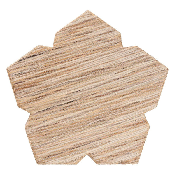 Baxton Studio bali Bali Janeth Bohemian Woven Grasscloth End Table – Handcrafted Accent Piece for Stylish Living Spaces Natural Woven Grasscloth-Polygon-ET