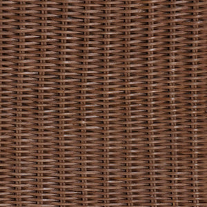 Baxton Studio bali Derris Bohemian Braided Rattan Arm Chair & Footstool Set - Handcrafted, Comfortable, Fully Assembled Derris-Peanut Brown/Rattan-2pc Chair/FS Set