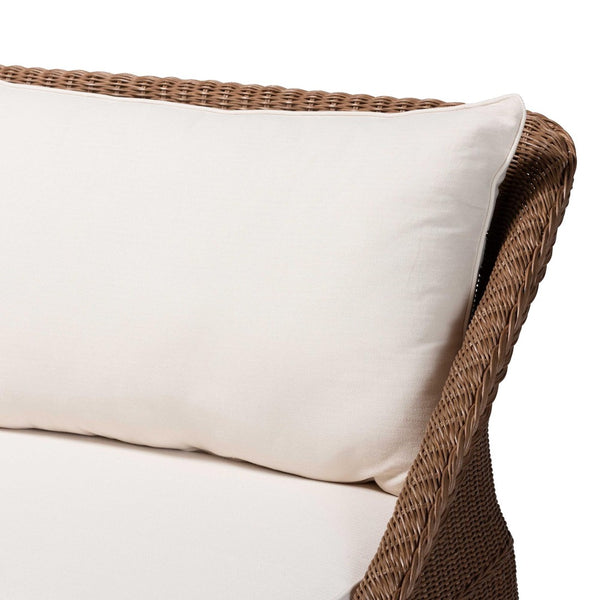Baxton Studio bali Bali Derris Bohemian Rattan Sofa – Handcrafted Comfort with Braided Details for Relaxed Living Spaces Derris-Peanut Brown/Rattan-Sofa