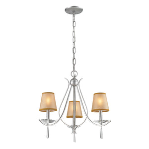 Clarendon 16'' Wide 3-Light Chandelier - Silver 14081/3 Elk Lighting