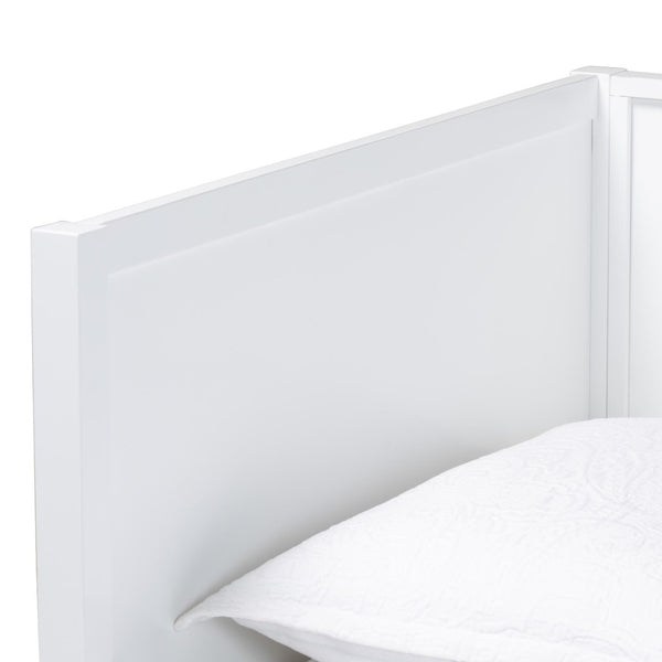 Baxton Studio Baxton Studio Roni Twin Daybed with Trundle - Stylish Scalloped Design for Space-Saving Comfort Roni-White-Daybed with Trundle