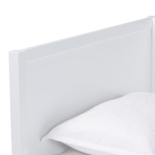 Baxton Studio Baxton Studio Roni Twin Daybed in Crisp White with Scalloped Edges & Timeless Design for Modern Homes Roni-White-Daybed-Twin