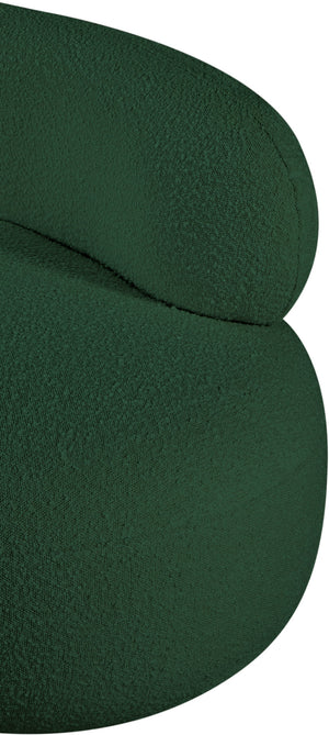 Venti Green Boucle Fabric Chair 140Green-C Meridian Furniture