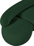 Venti Green Boucle Fabric Loveseat 140Green-L Meridian Furniture