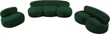 Venti Green Boucle Fabric Loveseat 140Green-L Meridian Furniture