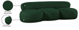 Venti Green Boucle Fabric Sofa 140Green-S Meridian Furniture