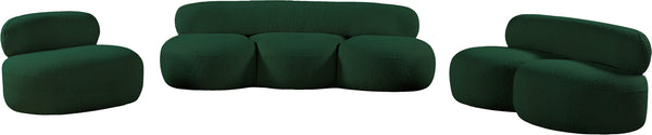 Venti Green Boucle Fabric Sofa 140Green-S Meridian Furniture