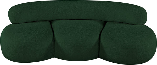 Venti Green Boucle Fabric Sofa 140Green-S Meridian Furniture