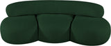 Venti Green Boucle Fabric Sofa 140Green-S Meridian Furniture