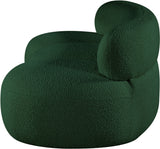 Venti Green Boucle Fabric Sofa 140Green-S Meridian Furniture