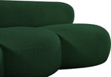 Venti Green Boucle Fabric Sofa 140Green-S Meridian Furniture