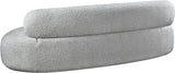 Venti Grey Boucle Fabric Sofa 140Grey-S Meridian Furniture