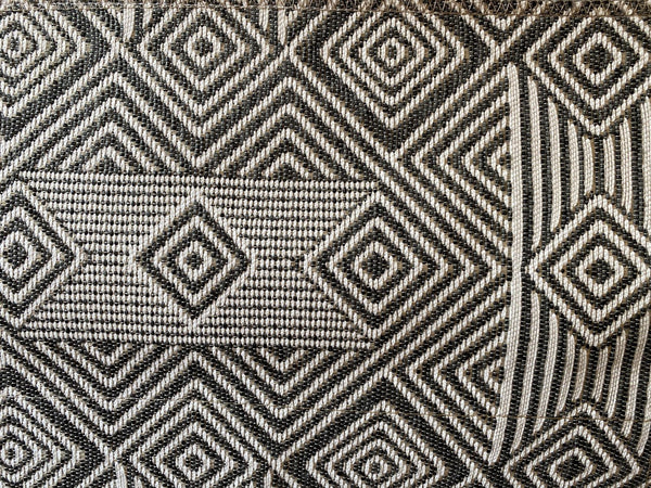 Fusion Popstitch Nyos Charcoal Round Cocktail Ottoman - Stylish, Kid-friendly Seating & Serving Solution! Grey Ws,77% Polypropylene,23% Polyester 140 Nyos Charcoal Cocktail Ottoman