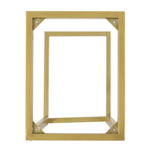 English Elm Christopher Knight Home® - End Table - Chic C-Shaped Gold Iron Frame With Tempered Glass Top & Built-In Magazine Rack For Style N771P218228J