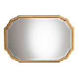 Baxton Studio Pacino Antique Goldleaf Accent Wall Mirror Antique Goldleaf Mdf,Mirrored Glass Rxw-10957-wall Mirror