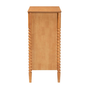 Baxton Studio Baxton Studio Lucera Mid-Century 4-Drawer Chest in Oak Brown - Stylish Storage with Vintage Charm MG9011-NT Oak-4DW-Chest