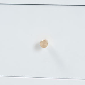 Baxton Studio Baxton Studio Lucera Mid-Century 6-Drawer Dresser with Elegant Bobbin Detailing for Stylish Storage White MG9011-White-6DW-Dresser