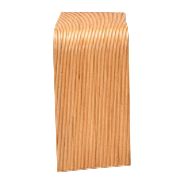 Baxton Studio bali Eilis Bohemian Honey Rattan Waterfall Console Table – Handcrafted Elegance for Any Space Waterfall Model 2-Light Honey-Rattan-Console Table