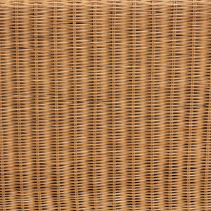 Baxton Studio bali Reiko Handwoven Rattan Bench - Boho Chic Accent Seating for Entryway, Bedroom, or Living Room Palm Short-Open-Natural Rattan-Bench
