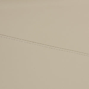 Baxton Studio Baxton Studio Elwood Modern Faux Leather Lounge Chair and Footrest Set for Stylish Comfort Beige BT-70837-04-Beige-LoungeChair