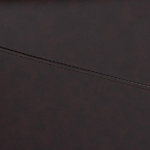 Baxton Studio Baxton Studio Elwood Modern Faux Leather Lounge Chair and Footrest Set for Stylish Comfort Brown BT-70837-05-Brown-Lounge Chair