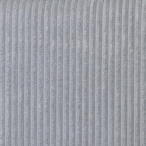 Baxton Studio Baxton Studio Taylin Mid-Century Grey Corduroy Queen Bed with Oak Wood Accents - Stylish Comfort! MG0243-Grey-HC1315-16/NT-Oak-Queen