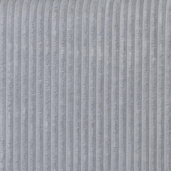 Baxton Studio Baxton Studio Taylin Mid-Century Grey Corduroy Queen Bed with Oak Wood Accents - Stylish Comfort! MG0243-Grey-HC1315-16/NT-Oak-Queen