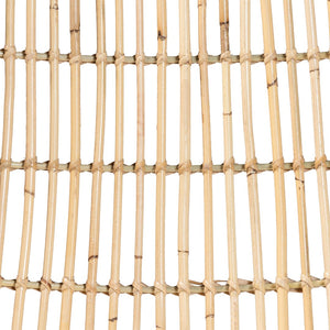 Baxton Studio bali Rosalba Bohemian Rattan Dining Chair Set - 2-Piece S-Curve Design for Indoor & Outdoor Use S-Curve Decor-Light Honey Rattan-DC