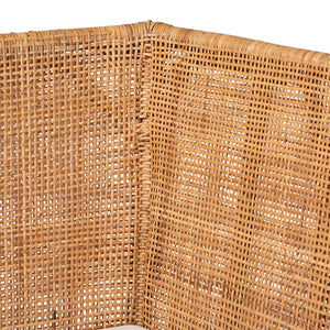 Baxton Studio bali Baako Bohemian Rattan Dining Nook Bench Set - Handcrafted, Comfortable, Fully Assembled Style Baako-Light Honey Rattan-2PC Bench Set