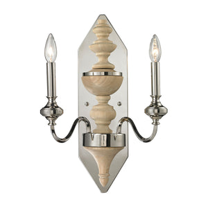 Stratford 20'' High 2-Light Sconce - Chrome 14180/2 Elk Lighting