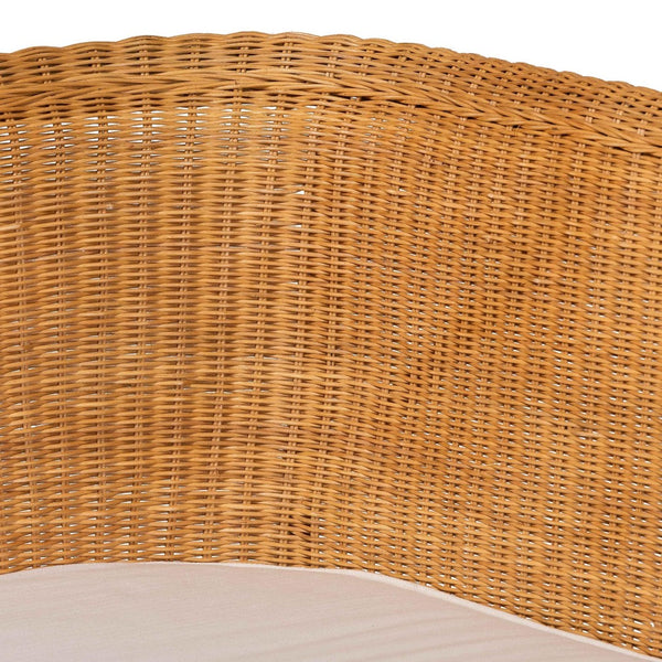 Baxton Studio bali Rashtin Bohemian Light Honey Rattan 3-Piece Dining Nook Set - Handcrafted Comfort for Cozy Spaces Tamara/Braided-3PC Dining Set