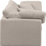 Indulge Beige Linen Textured Fabric Modular Sofa 141Beige-S70 Meridian Furniture