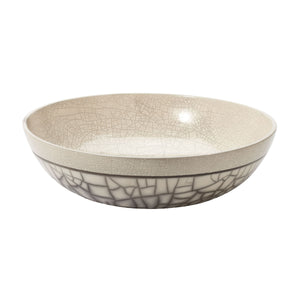 Raku Bowl - Short Gray Sand 142008 Elk Home