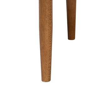 Baxton Studio Baxton Studio Caia Boucle Dining Chair - Japandi Accent Armchair, Cream Upholstery & Modern Style BBT5540-Cream/Walnut-DC